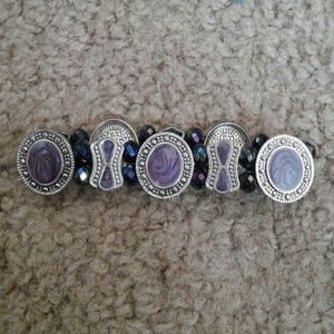 Purple bracelet